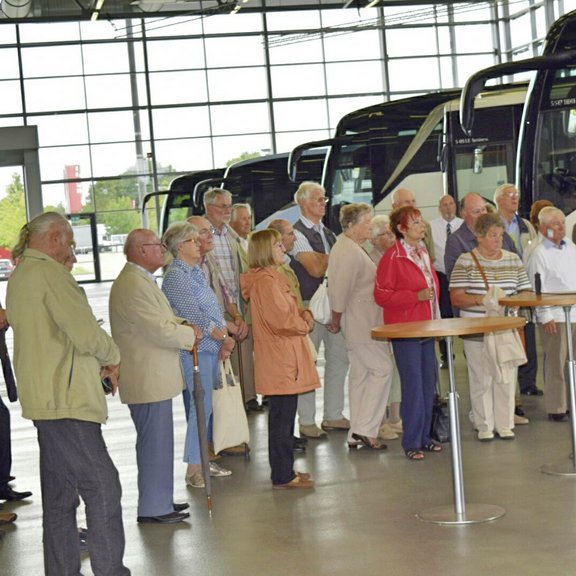 Busabholung Setra Werk Ulm 