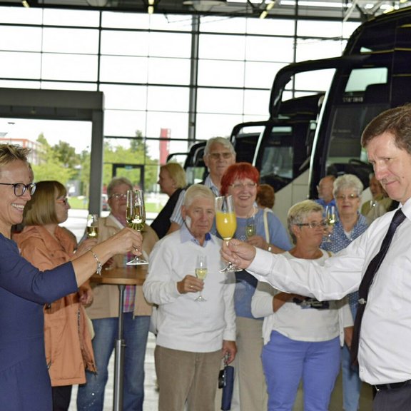 Busabholung Setra Werk Ulm 