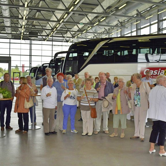 Busabholung Setra Werk Ulm 