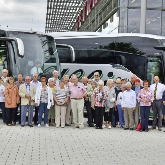 Busabholung Setra Werk Ulm 